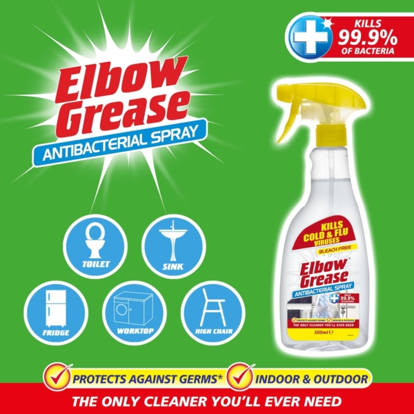 Elbow Grease Anti Bacterial Spary 500ml - Image 2