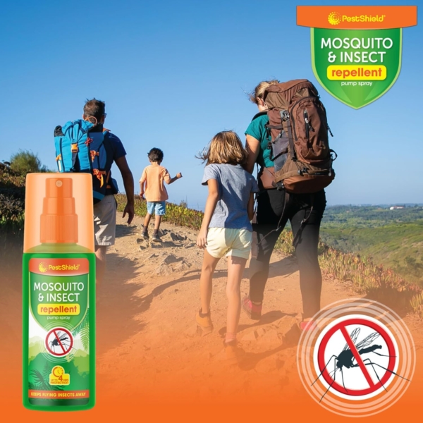 Pestshield Mosquito & Insect Repellent Pump Spray 120ml - Image 3