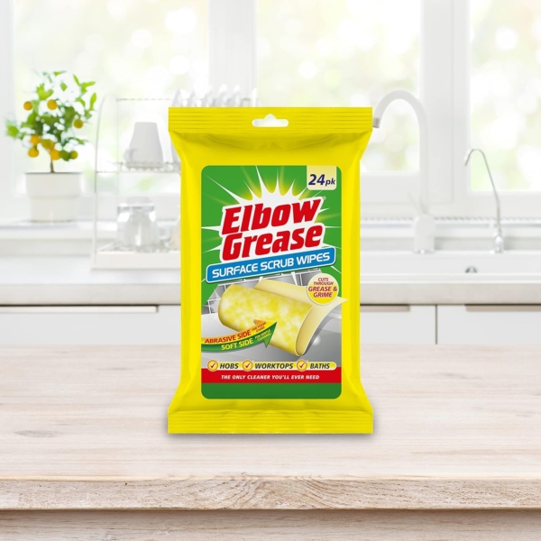 Elbow GreaseSurface Scrub Wipes 24's - Image 3