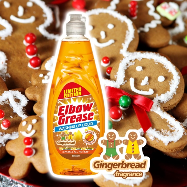 Elbow Grease Washing Up Liquid Gingerbread Fragrance 600ml - Image 2
