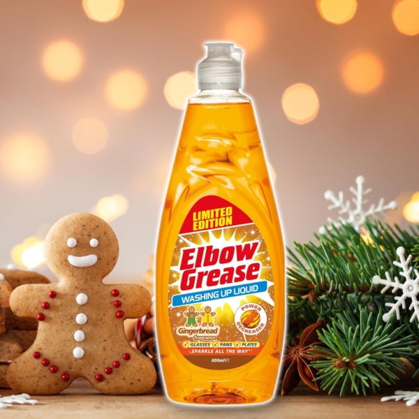 Elbow Grease Washing Up Liquid Gingerbread Fragrance 600ml - Image 4