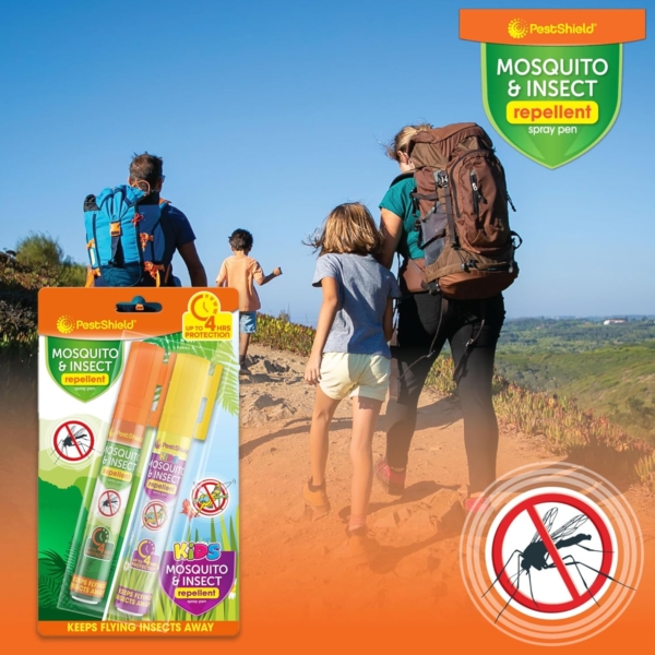 Pestshield Mosquito and Insect Repellent Spray Pens Pack of 2 x 10ml - Image 4