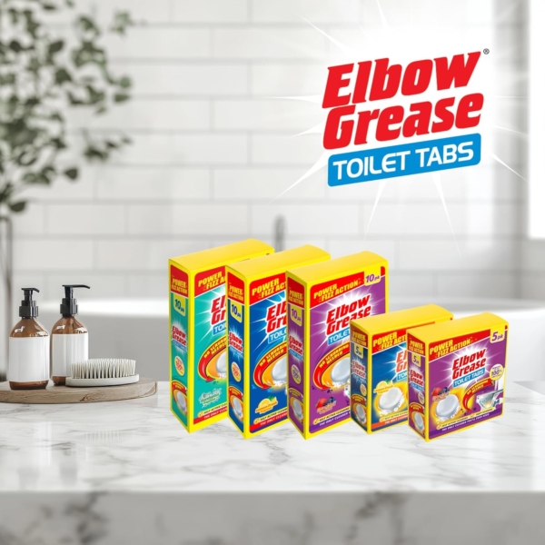 Elbow Grease Toilet Tabs Lemon Fresh Fragrance 5's - Image 6