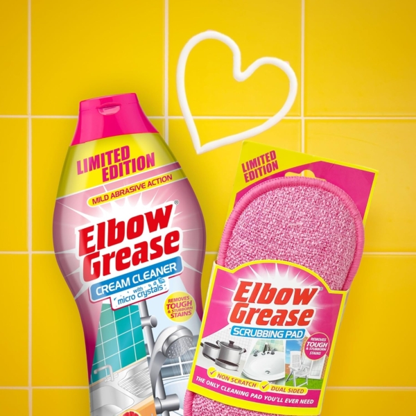 Elbow Grease Cream Cleaner With Micro Crystale 540ml Pink - Image 4