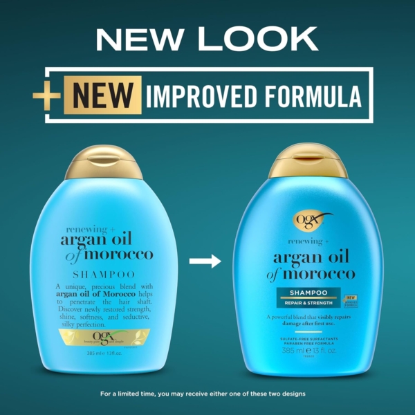 OGX Moroccan Argan Oil Shampoo - 385 Ml - Image 3