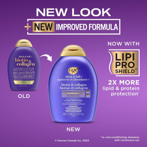 OGX Conditioner Biotin & collagen 385ml - Image 3