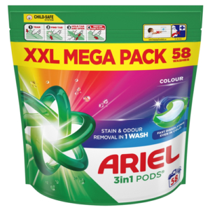 Ariel All-In-1 Pod's Washing Detergent Capsules 58 Washes Colours