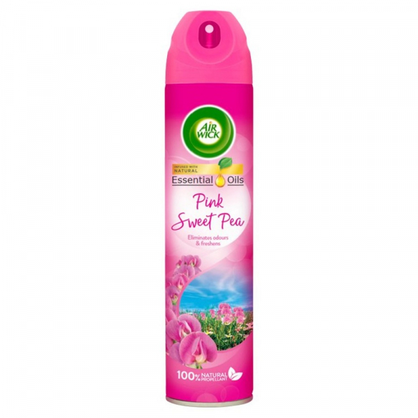 Airwick pink Sweet Pea Eliminates Odours Freshens