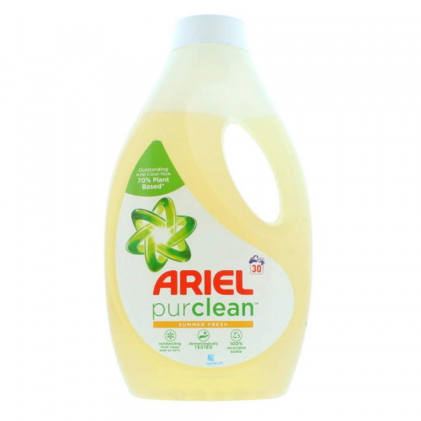Ariel Purclean Liquid Laundry Detergent 1050ml Summer Fresh