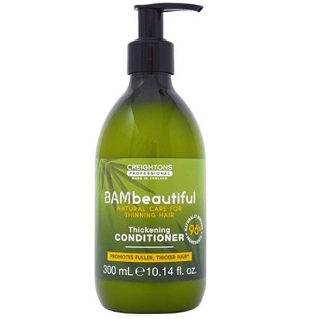 BAMbeautiful Thickening Conditioner 300 ml Made with Hydrating hyaluronic Acid Organic Pea Sprout Can Help to Tackle Hair Loss When Used as Part of The BAMbeautiful Regime 2