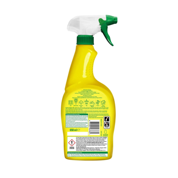 Cif Multipurpose Cream Lemon Spray 650ml - Image 2