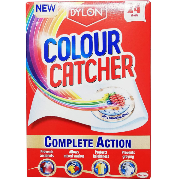 Colour Catcher Complete Action+ Laundry Sheets, Helps to Prevent Colour Run and Protects Brightness – 24 Sheets