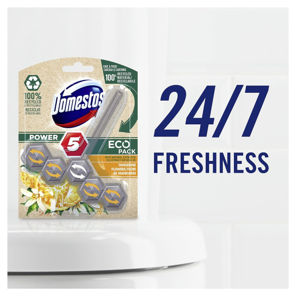 Domestos Power 5 Tangerine Flower 55 g - Image 3