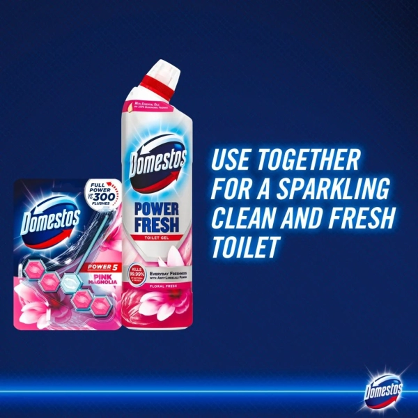Domestos Power Fresh Toilet Gel Floral Fresh 750 ml - Image 5