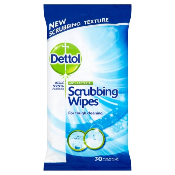 Dettol Scrubbing Wipes 30 Large Wipes