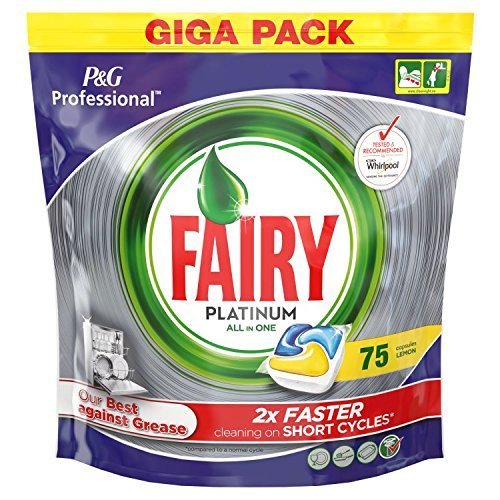 Fairy Platinum All in One Dishwasher Tablets 75 Lemon
