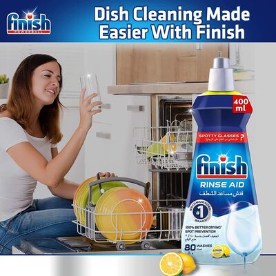 Finish Rinse Aid Lemon Scented