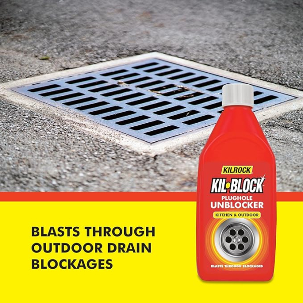 Kilrock Plug Hole Unblocker Kitchen 500ml - Image 5