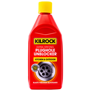 Kilrok Extra Strong Plughole Unblocker Kitchen Outdoor 500ml No Banner
