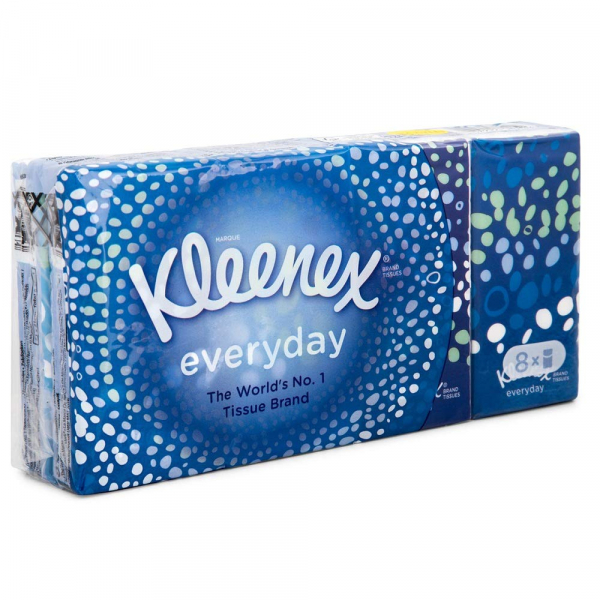 Kleenex Everyday Pocket Tissues Pack of 8