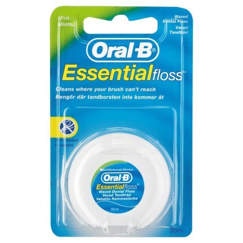 Oral B Essential Waxed Mint Floss 50 M