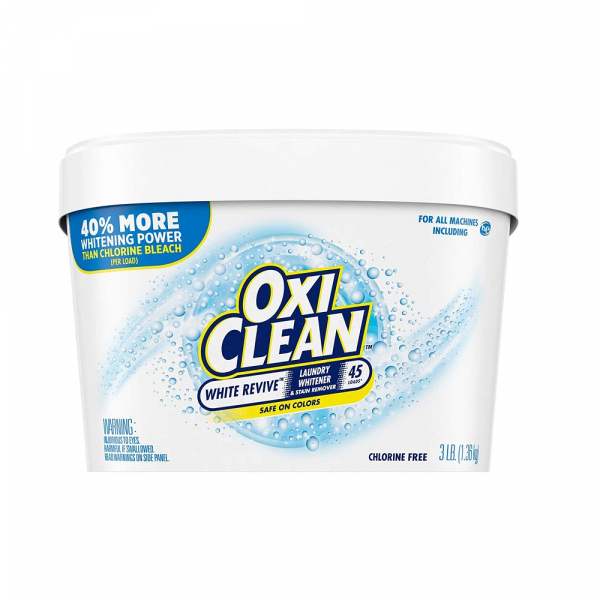 OxiClean White Revive Laundry Whitener Stain Remover 3 lbs 1