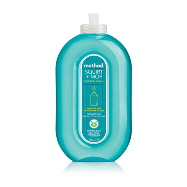 Method Hardwood Floor Cleaner Squirt + Mop Bottle, Spearmint Sage 739ML - Image 4