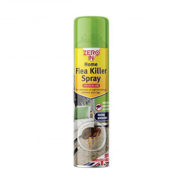 STV International Flea Killer Spray 300 Ml Zero In Home Flea Killer Spray 300 Ml Aerosol House