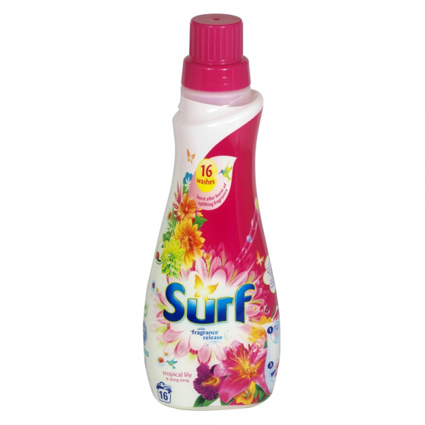Surf Liquid Detergent Tropically Lily 560ml