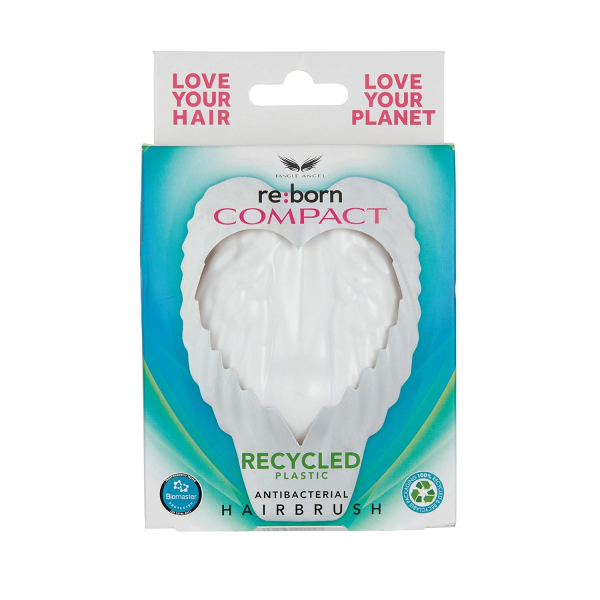 Tangle Angel Reborn Compact Detangling Brush White - Image 2