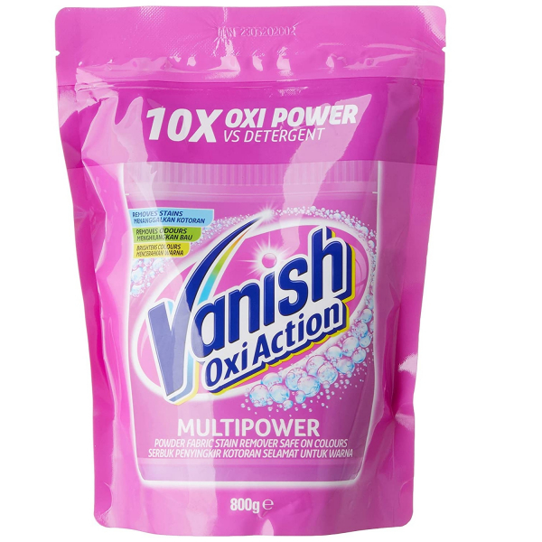 Vanish Oxi Action Multipower Fabric Stain Remover Washing Powder 800g