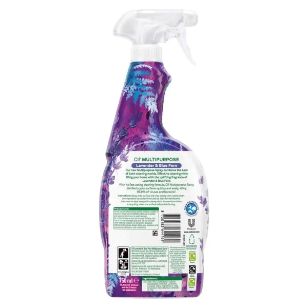 Cif Multi Purpose Lavender & Blue Fern 750ml - Image 2