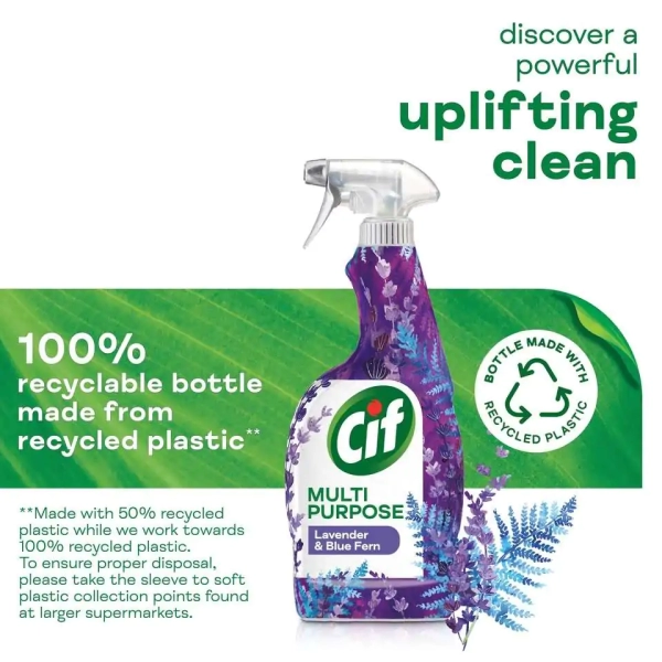 Cif Multi Purpose Lavender & Blue Fern 750ml - Image 4