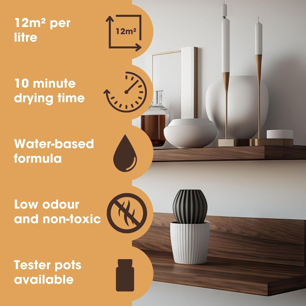 Furniture Clinic Wood Stain Teak 250 ml - Image 7