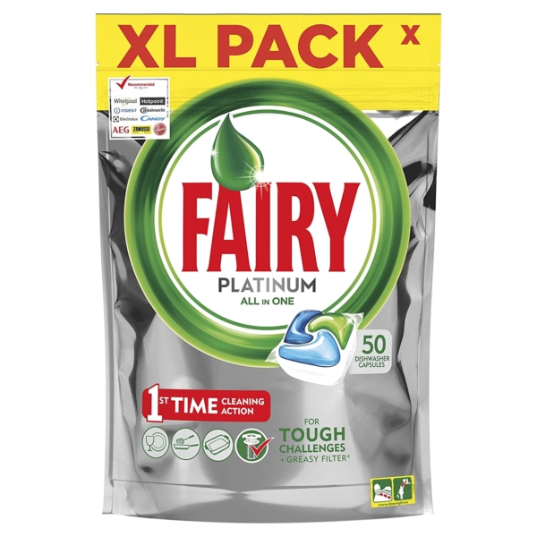 fairy platinum all in one 50 tablets