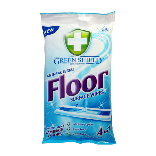greenshield floor antibacterial 24 wipes