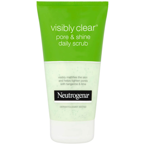 neutrogena visibly clear pore shine daily scrub 150 ml