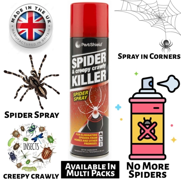 Pestshield Spider & Creepy Crawly Insect Killer 200ml - Image 3