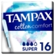 tampax cotton comfort 16 super